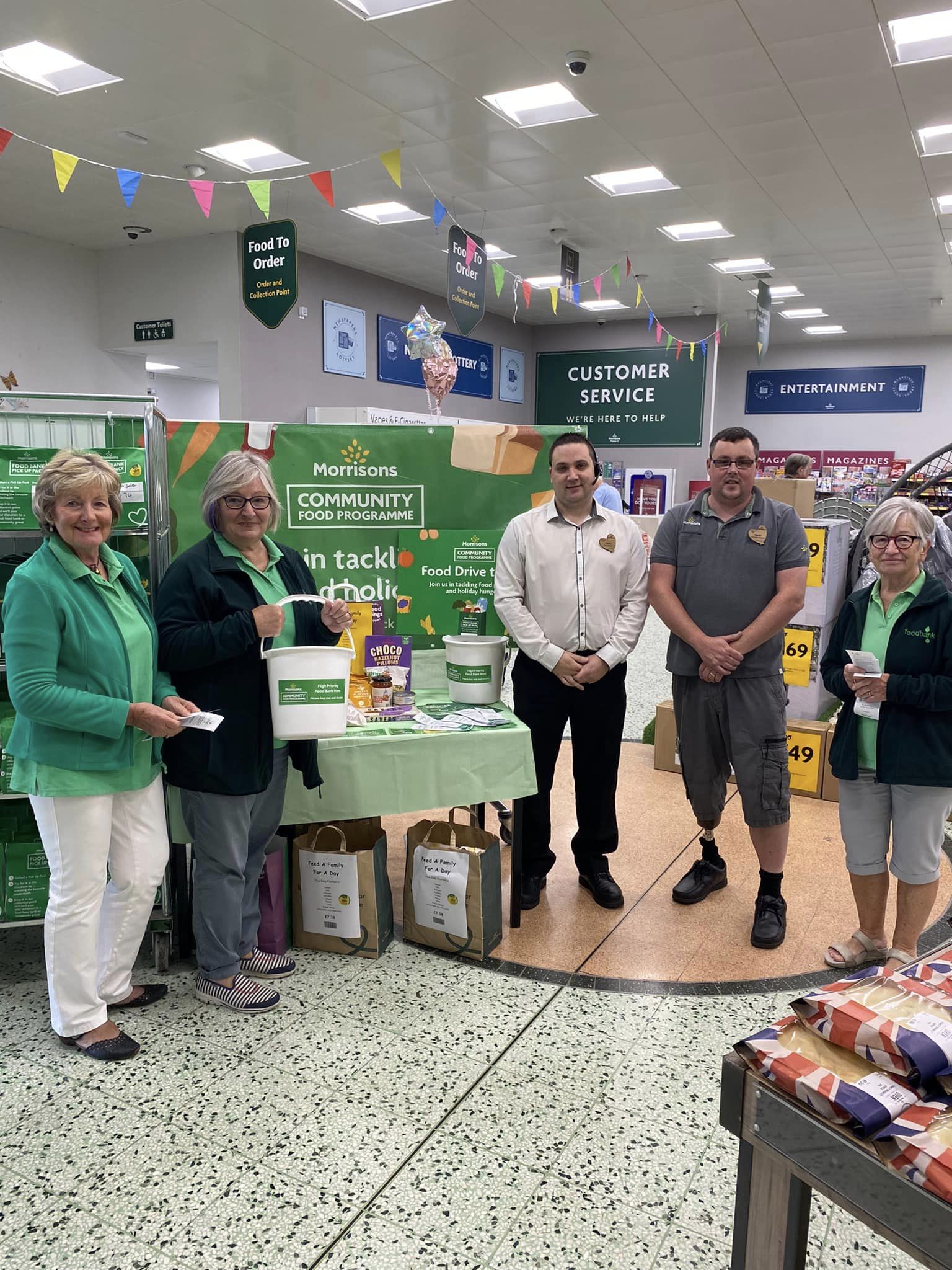 More reasons to shop at Morrisons. Wadebridge Foodbank